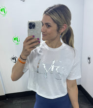 Load image into Gallery viewer, Let Your Fight Shine Shirt Women's Flowy Cropped T