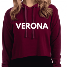 Load image into Gallery viewer, Verona Woman’s Cropped Hoodie