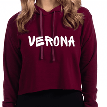 Load image into Gallery viewer, Verona Woman’s Cropped Hoodie