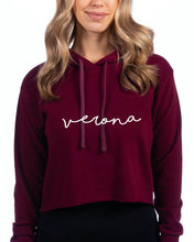 Load image into Gallery viewer, Verona Woman’s Cropped Hoodie