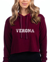 Load image into Gallery viewer, Verona Woman’s Cropped Hoodie
