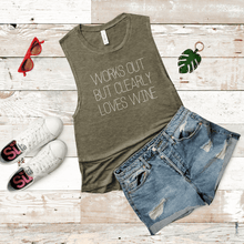 Load image into Gallery viewer, Works out but clearly loves wine