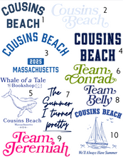 Load image into Gallery viewer, &quot;Summer I Turned Pretty&quot; shirts
