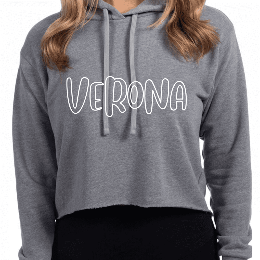 Verona Woman’s Cropped Hoodie