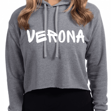 Load image into Gallery viewer, Verona Woman’s Cropped Hoodie
