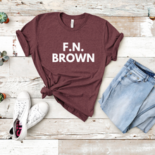Load image into Gallery viewer, FN BROWN &quot;CAPS&quot; Shirt - (Youth)
