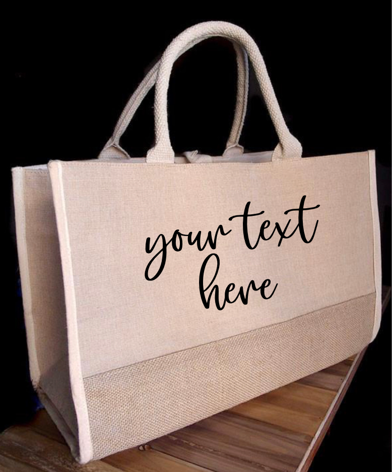 Custom Burlap Bag