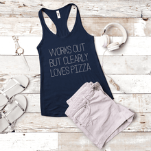Load image into Gallery viewer, Works out but clearly loves pizza
