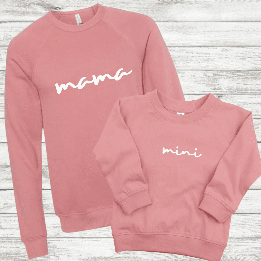 MAMA & MINI Set (Font: Script)