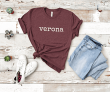 Load image into Gallery viewer, Verona - Adult Tee - Lowercase
